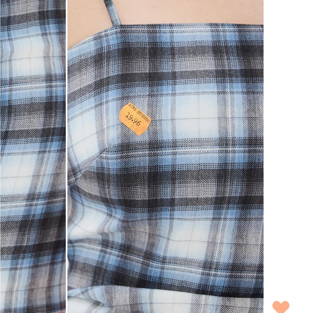Acne Studios Check Flannel Dress NWT - Picture 7 of 7